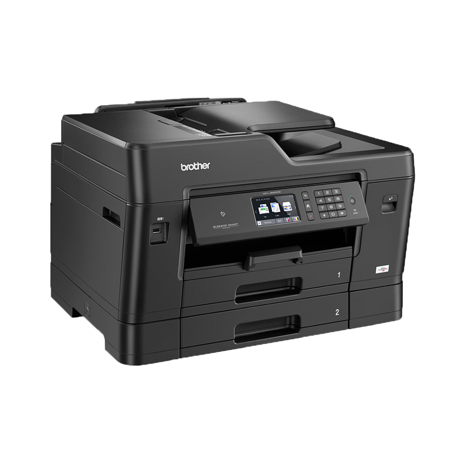 Brother MFC Business Smart Pro Inkjet All-in-One Color Printer, 256MB Memory, Ethernet, Wireless, Color Touchscreen LCD Display - MFC-J6930DW