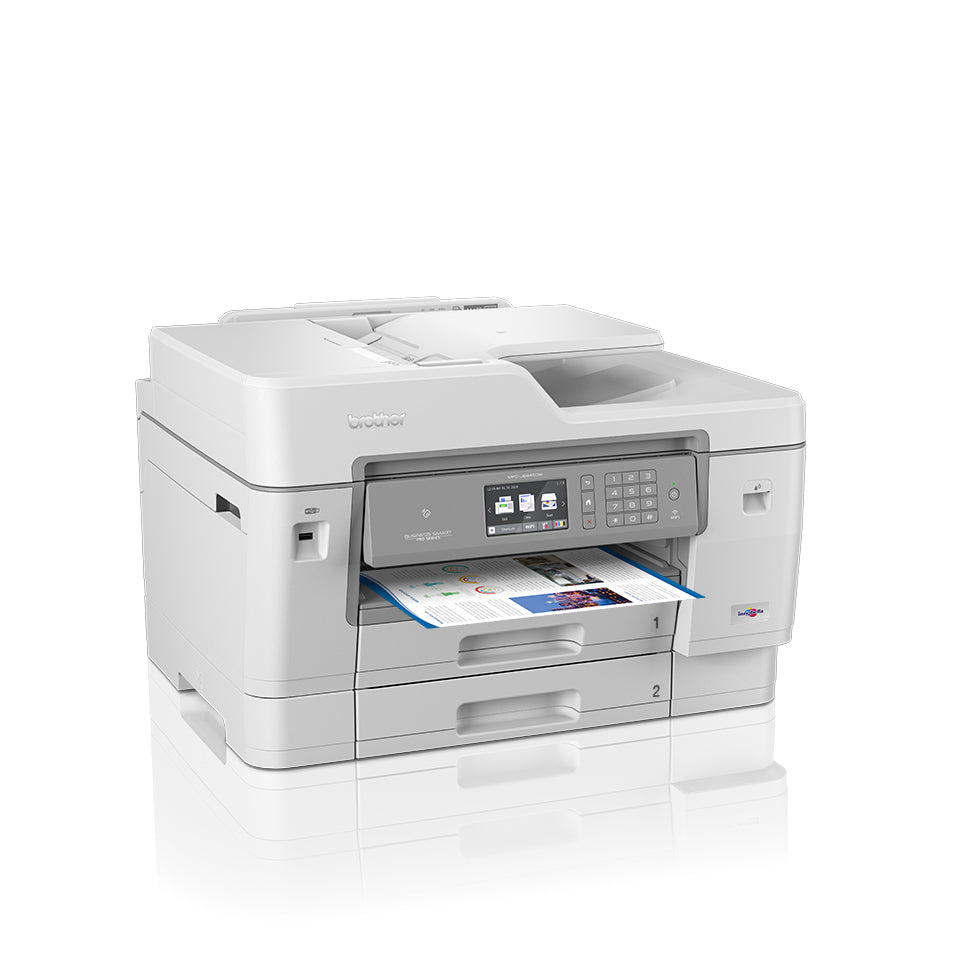 Brother MFC INKvestment Tank Color Inkjet All-in-One Printer, 512MB Memory, Wireless, Ethernet, Color Touchscreen LCD Display, 1-Year of Ink In-box - MFC-J6945dw
