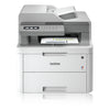 Brother MFC-L3710CW Compact Digital Color All-in-One Printer, WiFi, 512MB Memory, Touchscreen LCD Display - MFC-L3710CW