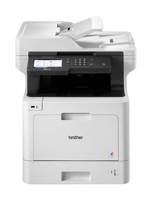 Brother MFC Business Color Laser All-in-One Printer, 512MB Memory, Ethernet, Wireless, Color Touchscreen LCD Display - MFC-L8900CDW