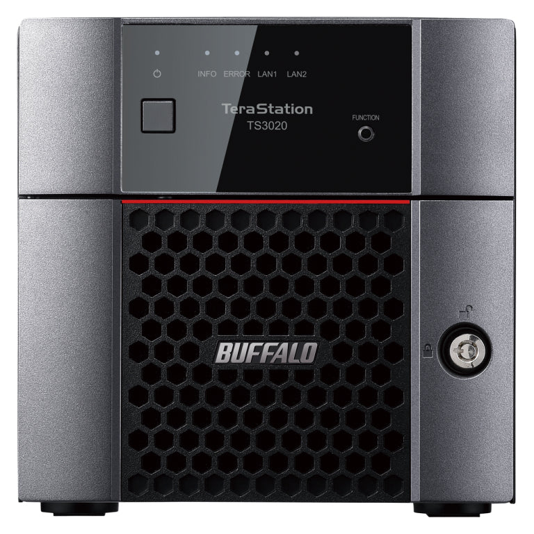 Buffalo TeraStation 3220DN 8TB 2-Bay NAS Desktop, Alpine AL214, 1.4GHz, 1GB RAM, 2xUSB 3.0 - TS3220DN0802