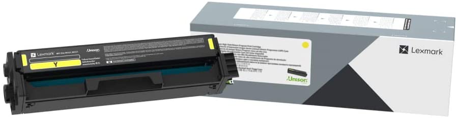 Lexmark Yellow High Yield Print Cartridge for Select Color Laser Printers, 2,500 Pages Yield - C330H40