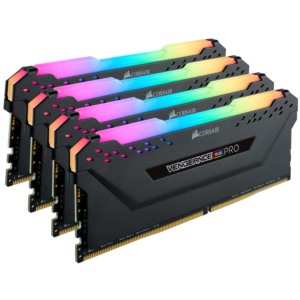 Corsair Vengeance RGB Pro 32GB (4 x 8GB) DDR4 SDRAM Memory, 288-pin RAM Module - CMW32GX4M4C3600C18