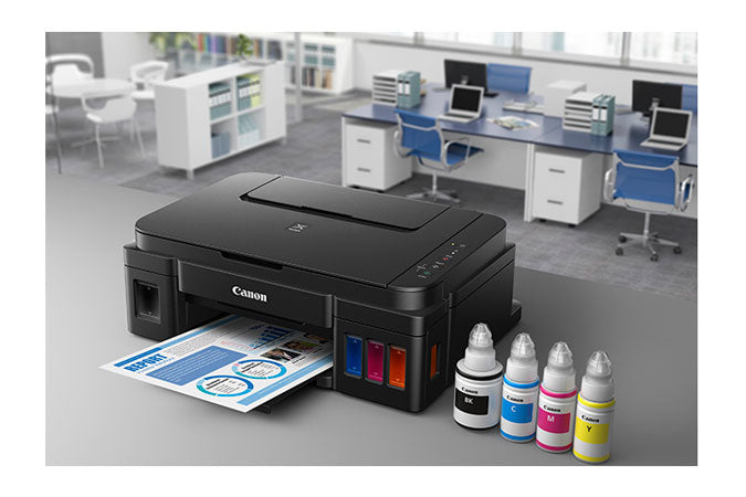 Canon PIXMA G2200 MegaTank All-In-One Printer, Color Printer, USB Connectivity, Black - 0617C002