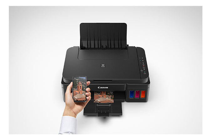 Canon PIXMA G3200 Wireless MegaTank All-In-One Printer, Color Printer, USB & Wi-Fi Connectivity, Black - 0630C002