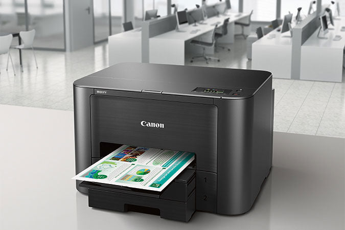 Canon MAXIFY iB4120 Wireless Small Office Printer, Color Inkjet Printer, USB & WiFi Connectivity, Black - 0972C002