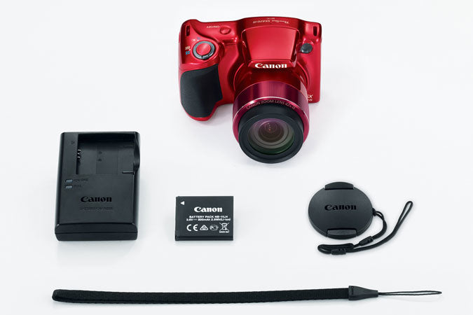 Canon PowerShot SX420 IS 20 Megapixel Compact Camera - Red 1069C001