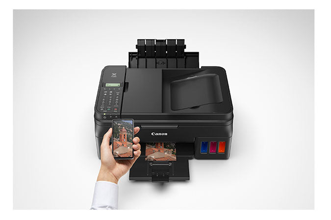 Canon PIXMA G4200 Wireless MegaTank All-In-One Printer, Color Printer, USB & Wi-Fi Connectivity - 1515C002