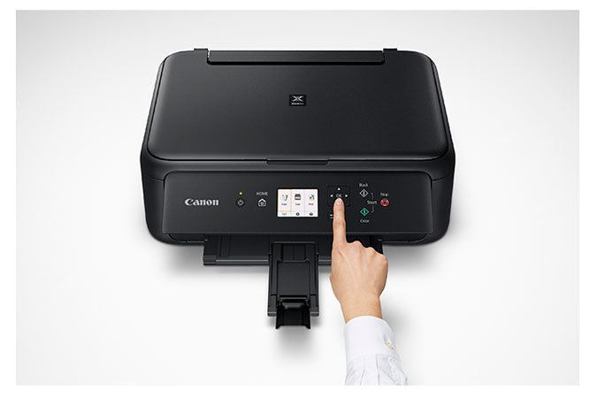 Canon PIXMA TS5120 Wireless Inkjet All-In-One Printer, Color Printer, Bluetooth, USB & Wi-Fi Connectivity, Black - 2228C002