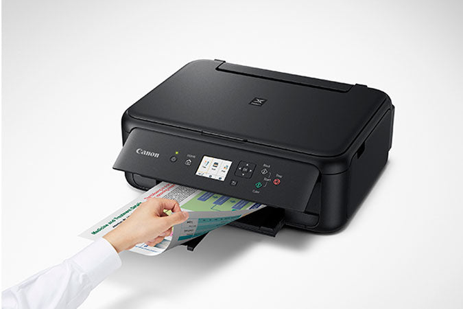 Canon PIXMA TS5120 Wireless Inkjet All-In-One Printer, Color Printer, Bluetooth, USB & Wi-Fi Connectivity, Black - 2228C002