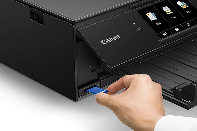 Canon PIXMA TS9120 Wireless Inkjet All-In-One Printer, Color Printer, Bluetooth, USB & Wi-Fi Connectivity, Gray - 2231C002