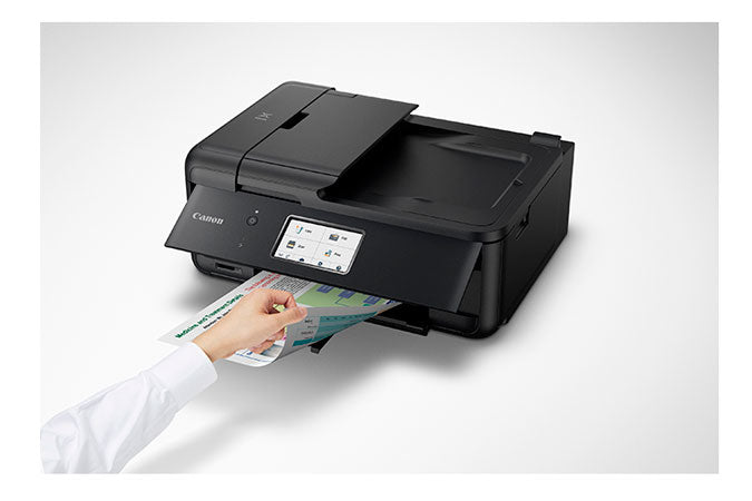 Canon PIXMA TR8520 Wireless Inkjet All-In-One Printer, Color Printer, Bluetooth, USB & Wi-Fi Connectivity, Black - 2233C002