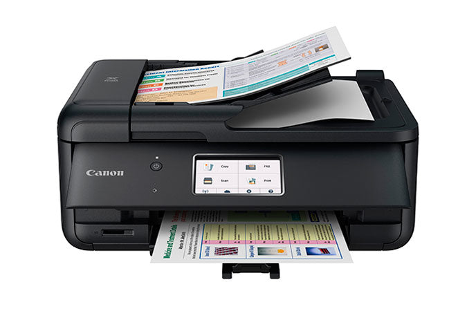 Canon PIXMA TR8520 Wireless Inkjet All-In-One Printer, Color Printer, Bluetooth, USB & Wi-Fi Connectivity, Black - 2233C002