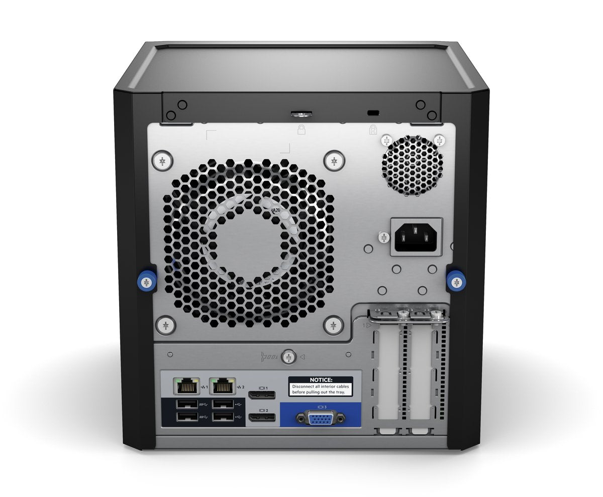 HPE ProLiant MicroServer Gen10 Entry Server, AMD Opteron X3216, 1.60GHz, 8GB Memory, 4LFF, 200W - 873830-S01