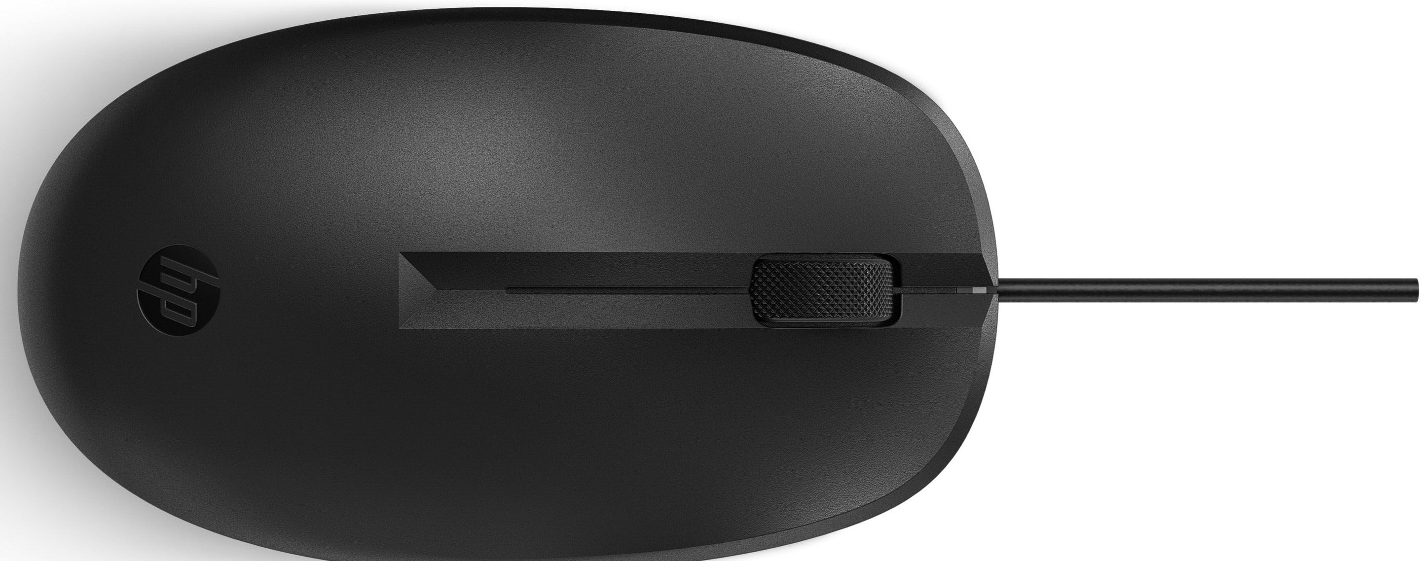 HP 128 Laser Wired Mouse, 1200 dpi, USB-A, Scroll Wheel, Black - 265D9UT