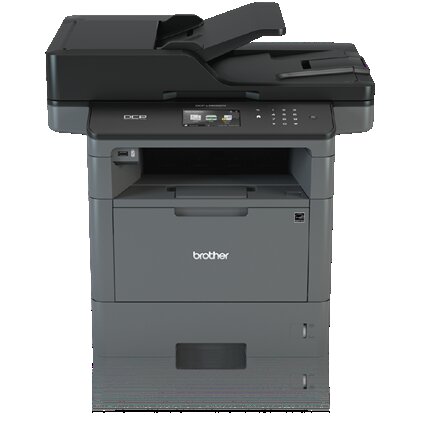 Brother DCP Monochrome Laser Multi-function Printer, 256MB Memory, Ethernet, Color Touchscreen Display - DCP-L5600DN