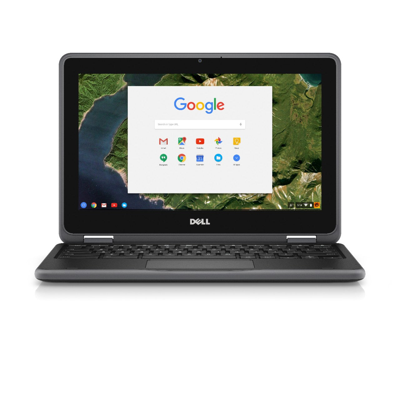 Dell Chromebook 3189 11.6" IPS HD Touchscreen LCD 2 in 1 Chromebook - Intel Celeron N3060, 1.60GHz, 4GB RAM, 32GB SSD- Chrome OS DP1T3