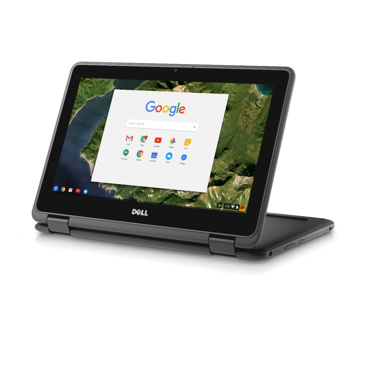 Dell Chromebook 3189 11.6" IPS HD Touchscreen LCD 2 in 1 Chromebook - Intel Celeron N3060, 1.60GHz, 4GB RAM, 32GB SSD- Chrome OS DP1T3