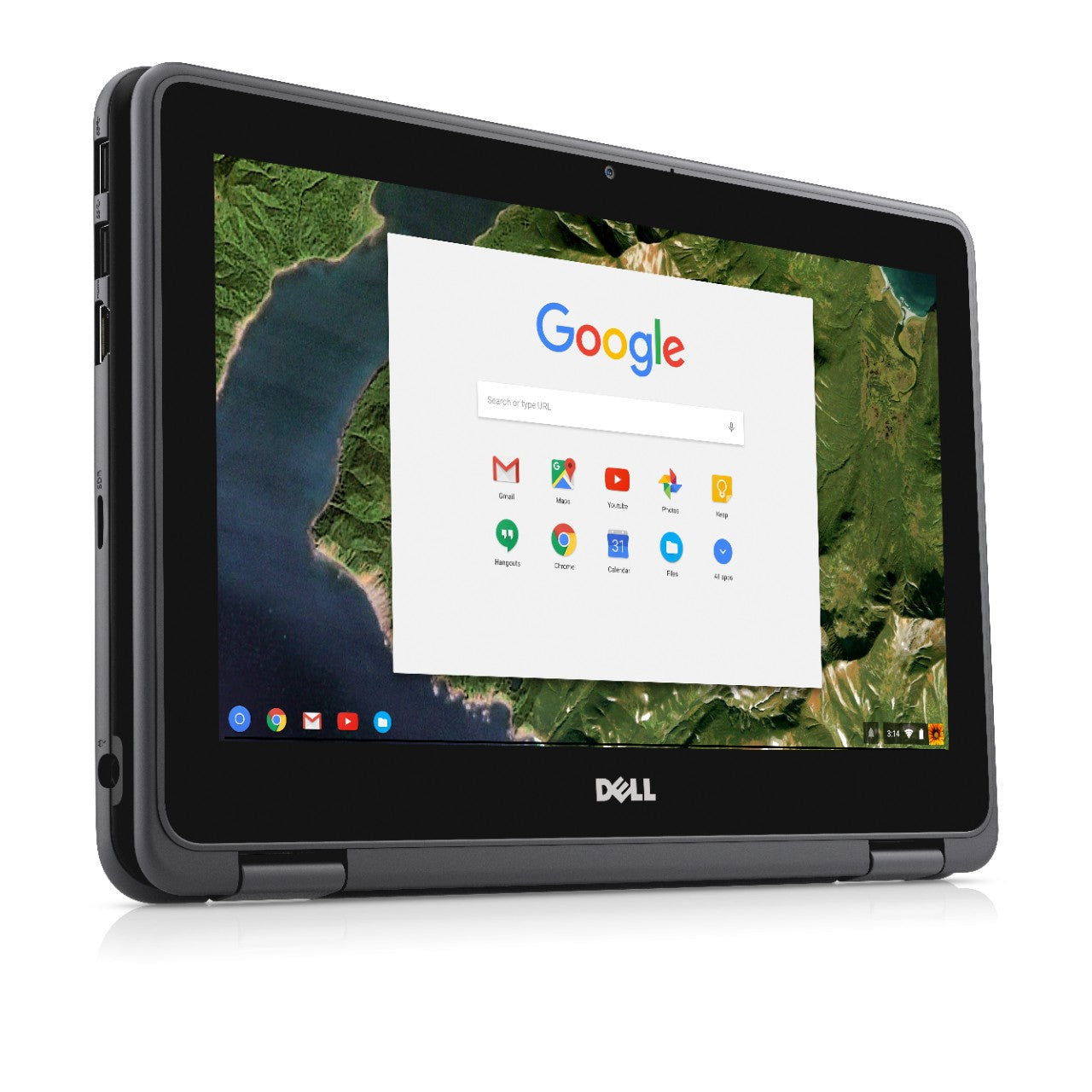 Dell Chromebook 3189 11.6" IPS HD Touchscreen LCD 2 in 1 Chromebook - Intel Celeron N3060, 1.60GHz, 4GB RAM, 32GB SSD- Chrome OS DP1T3