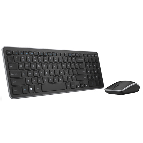 Dell KM714 Wireless Keyboard and Mouse Combo, USB, Wireless, RF, Laser Mouse, Scroll Wheel, Black - 5HT18
