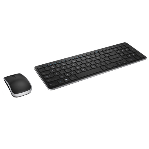 Dell KM714 Wireless Keyboard and Mouse Combo, USB, Wireless, RF, Laser Mouse, Scroll Wheel, Black - 5HT18