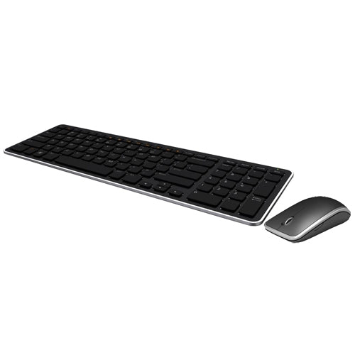 Dell KM714 Wireless Keyboard and Mouse Combo, USB, Wireless, RF, Laser Mouse, Scroll Wheel, Black - 5HT18