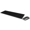 Dell KM714 Wireless Keyboard and Mouse Combo, USB, Wireless, RF, Laser Mouse, Scroll Wheel, Black - 5HT18