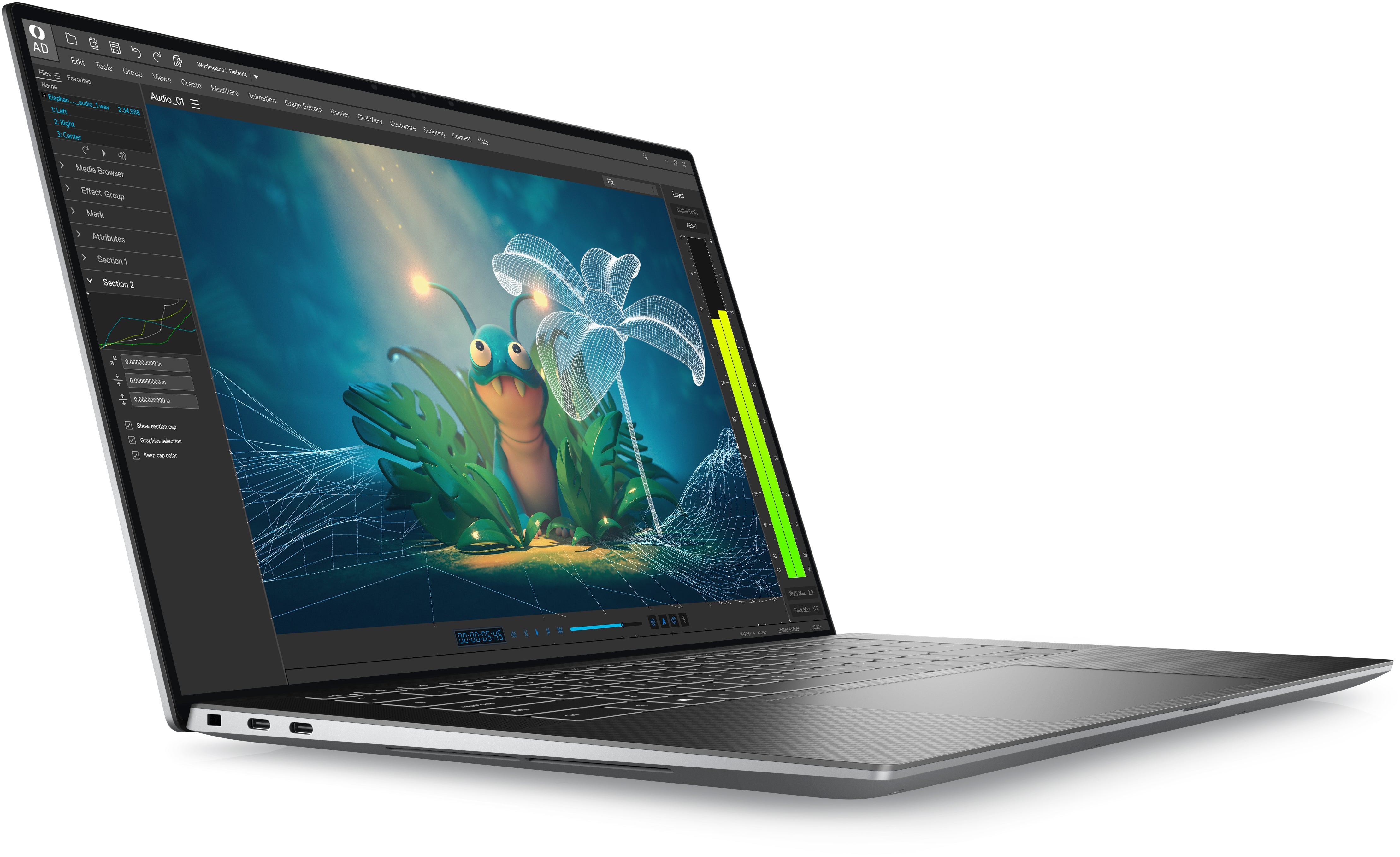 Dell Precision 5570 15.6" FHD+ Mobile Workstation, Intel i7-12800H, 2.40GHz, 32GB RAM, 512GB SSD, Win10P - W2F2K