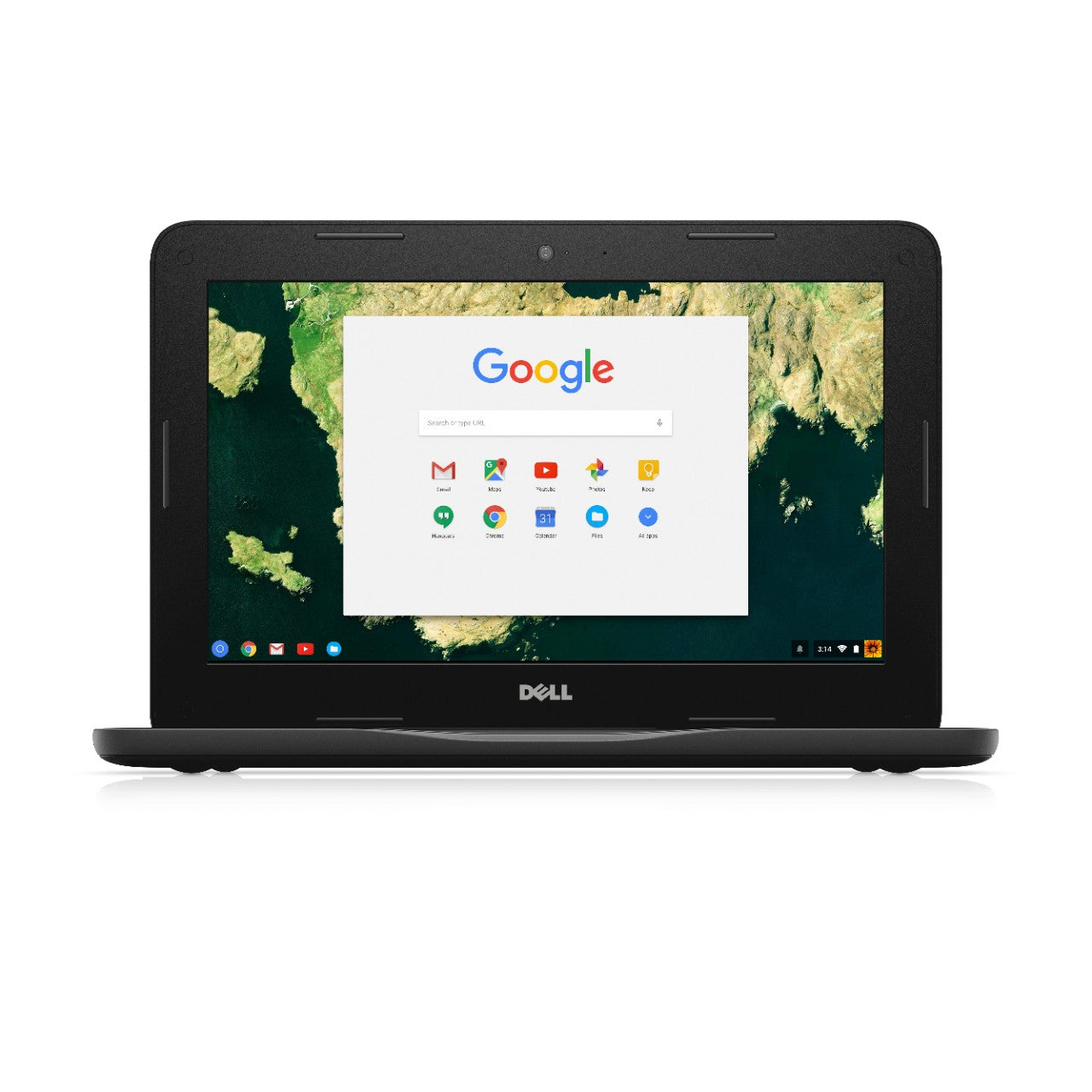 Dell Chromebook 3180 11.6" LCD Touchscreen Chromebook - Intel Celeron N3060, 1.60 GHz, 4GB RAM, 16GB Flash Memory - Chrome OS, D1J7Y