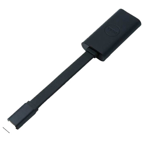 Dell USB/VGA Video Cable Adapter, 1 x USB-C Male, 1 x HD-15 (VGA) Female, Black- DBQBNBC064