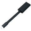 Dell USB Data Transfer Cable, 5.20" USB-C to USB-A Adapter, Black- DBQBJBC054