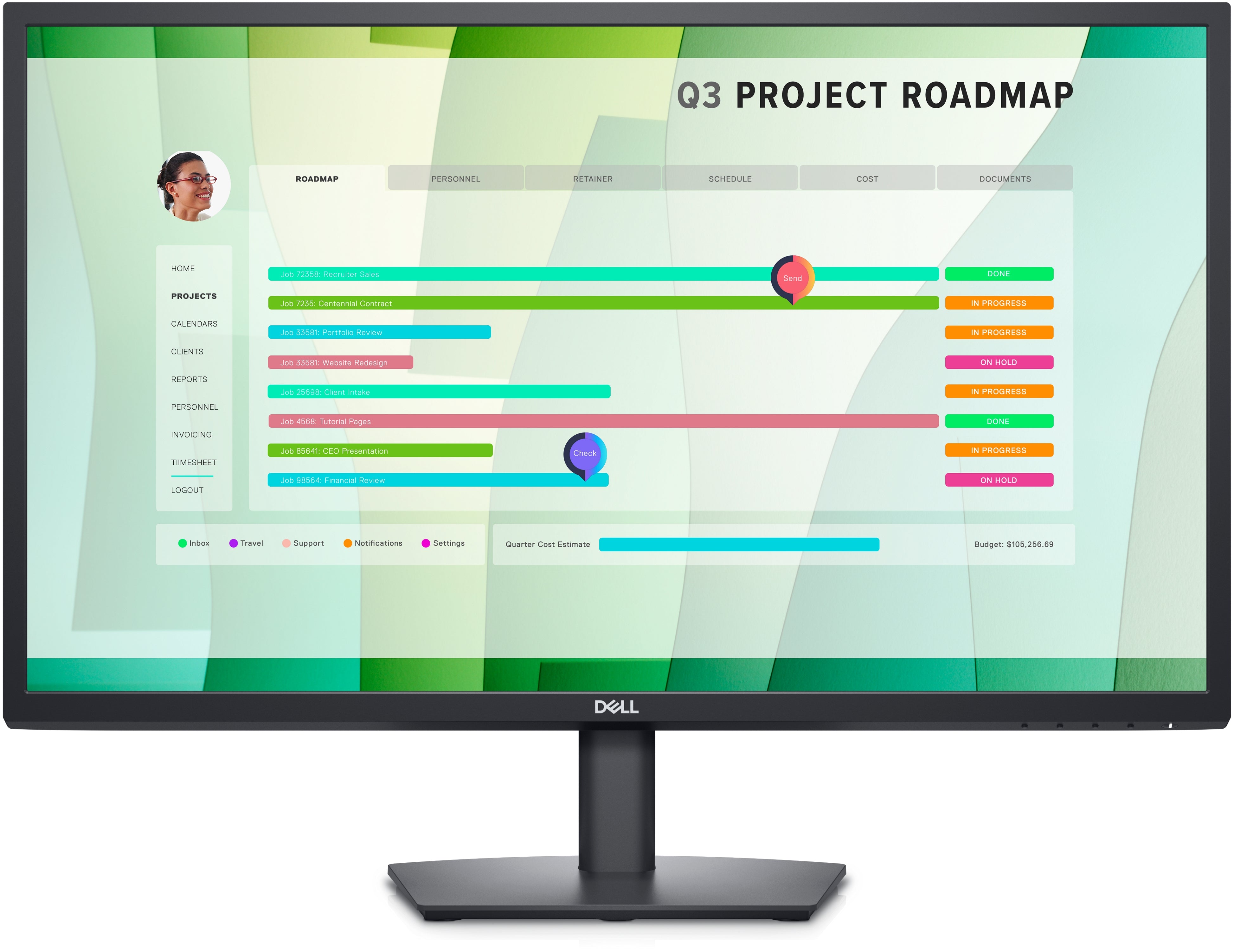 Dell E2723HN 27" FHD LED LCD Monitor, 8ms, 16:9, 1000:1-Contrast - DELL-E2723HN (Refurbished)
