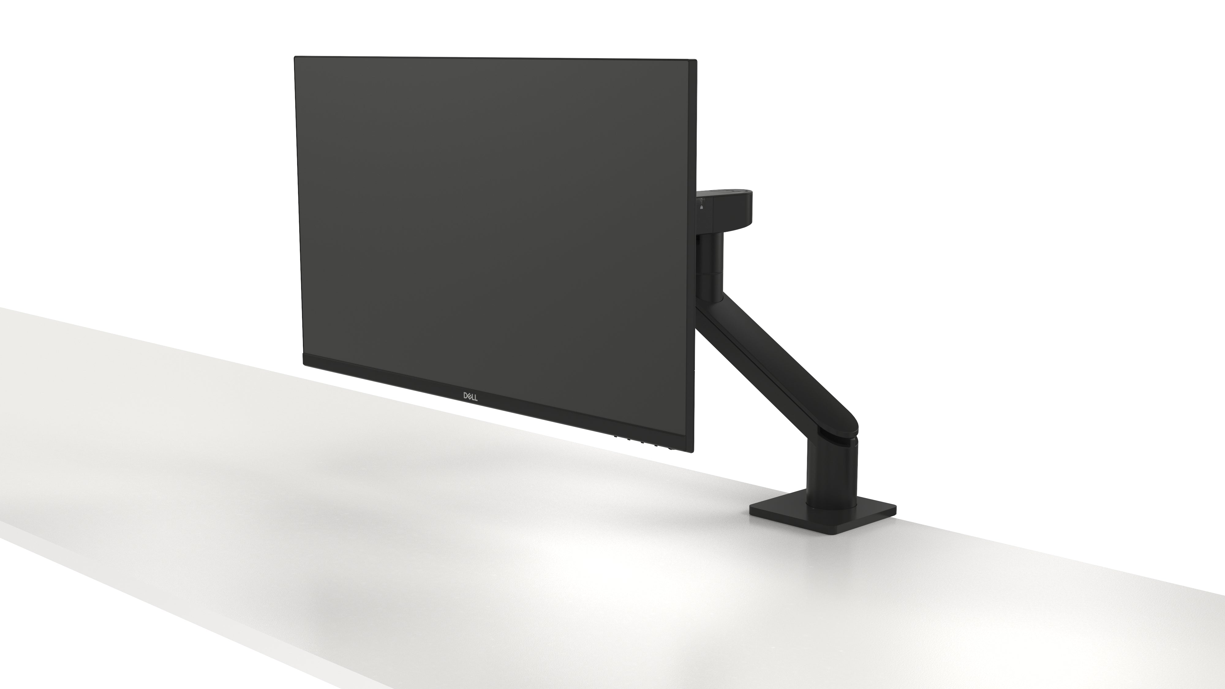 Dell Single Monitor Arm - MSA20, Height, Tilt, Swivel, Rotation, Black - DELL-MSA20