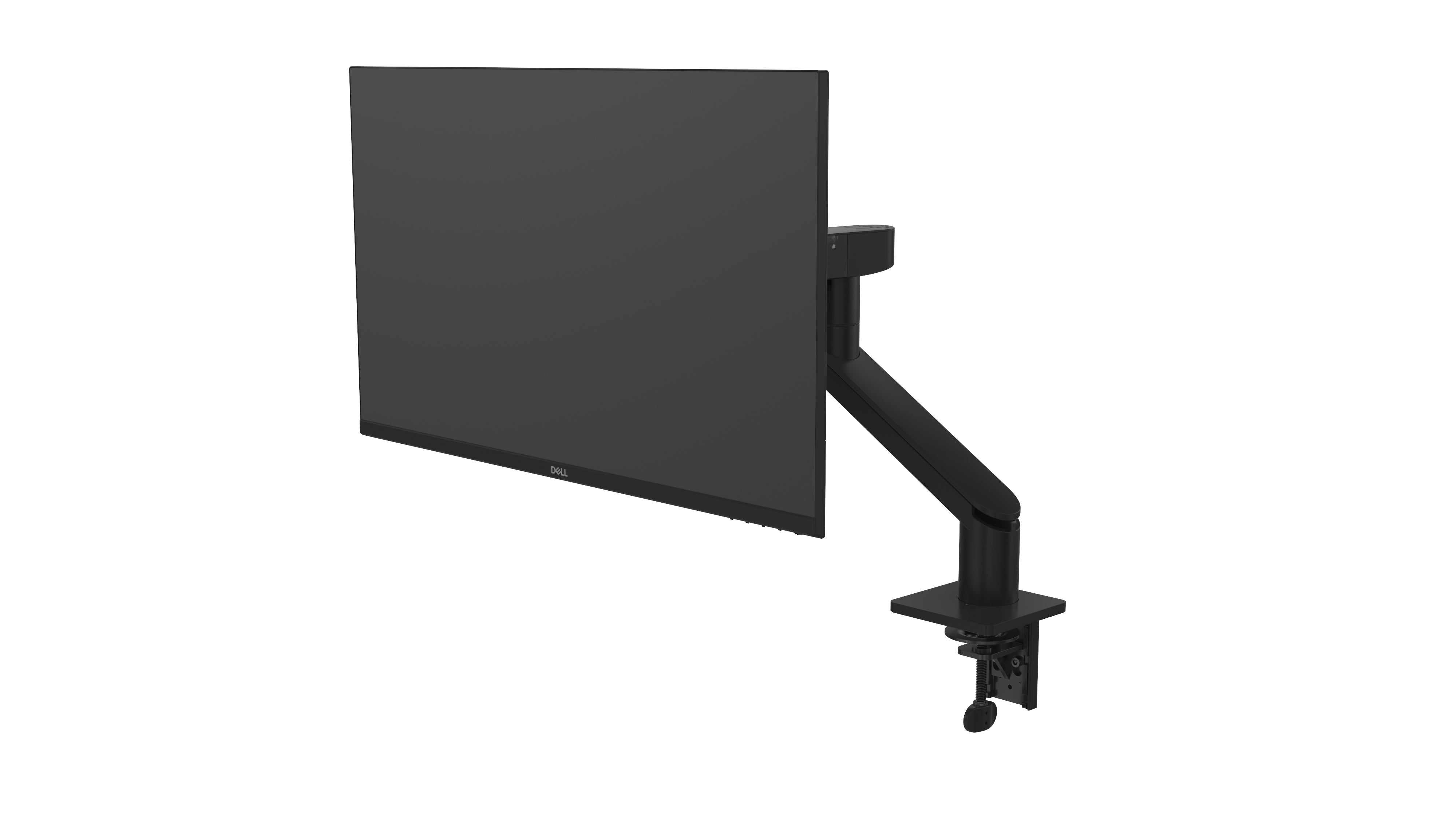 Dell Single Monitor Arm - MSA20, Height, Tilt, Swivel, Rotation, Black - DELL-MSA20