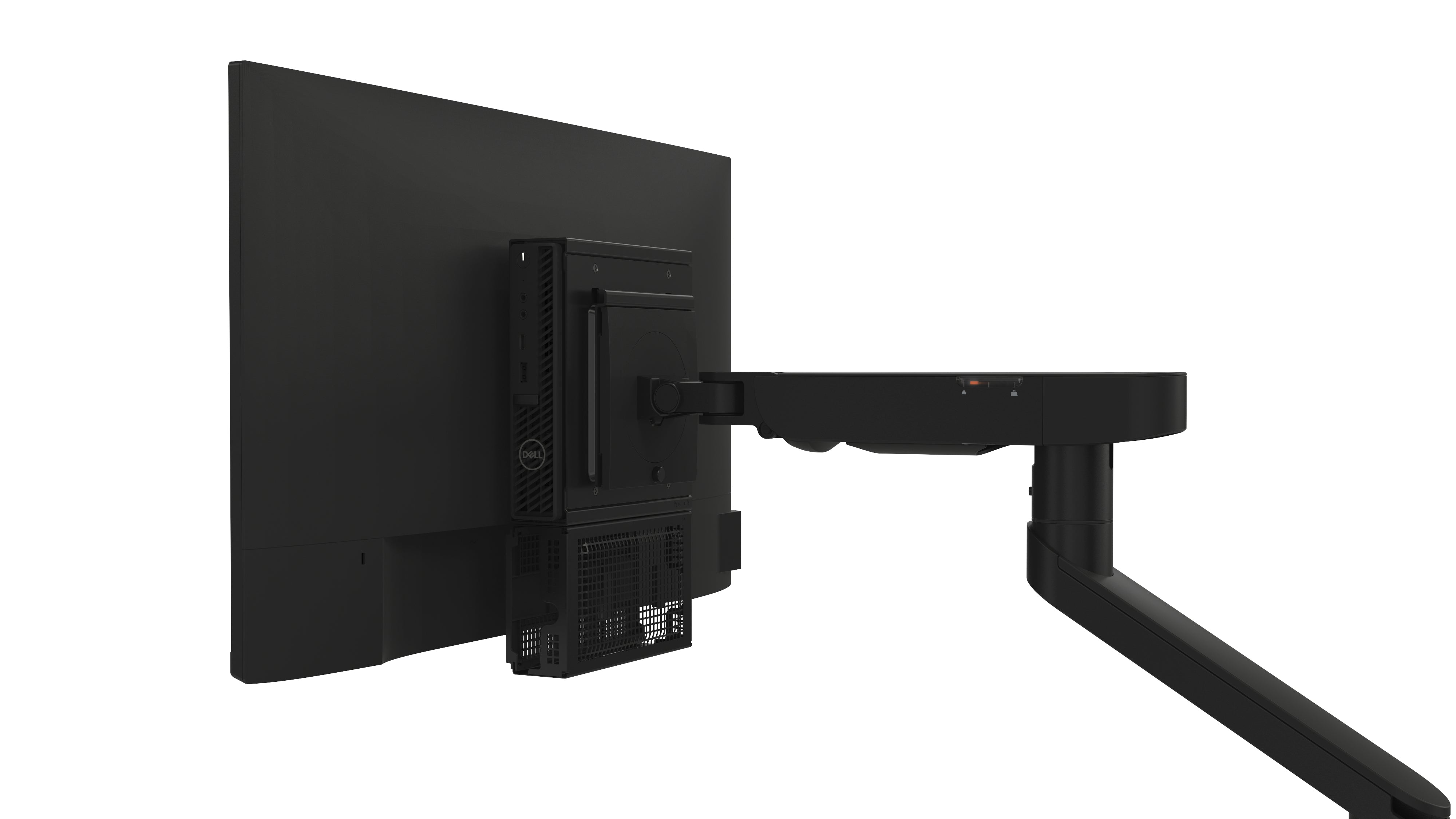 Dell Single Monitor Arm - MSA20, Height, Tilt, Swivel, Rotation, Black - DELL-MSA20