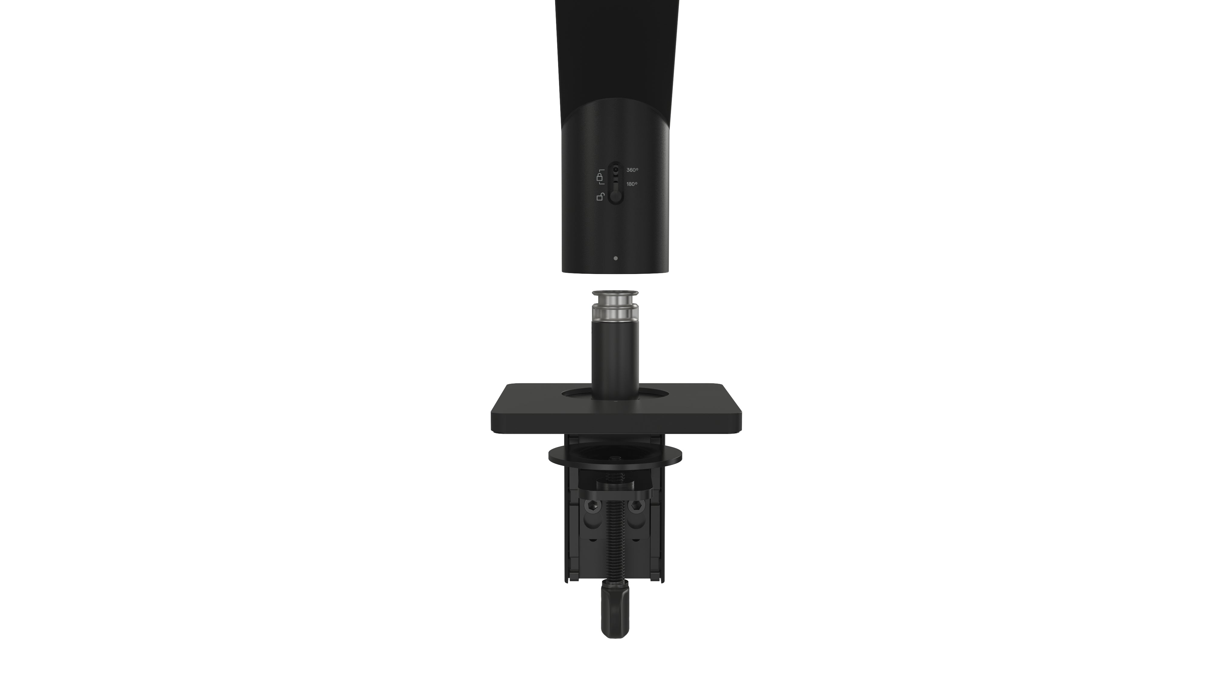 Dell Single Monitor Arm - MSA20, Height, Tilt, Swivel, Rotation, Black - DELL-MSA20