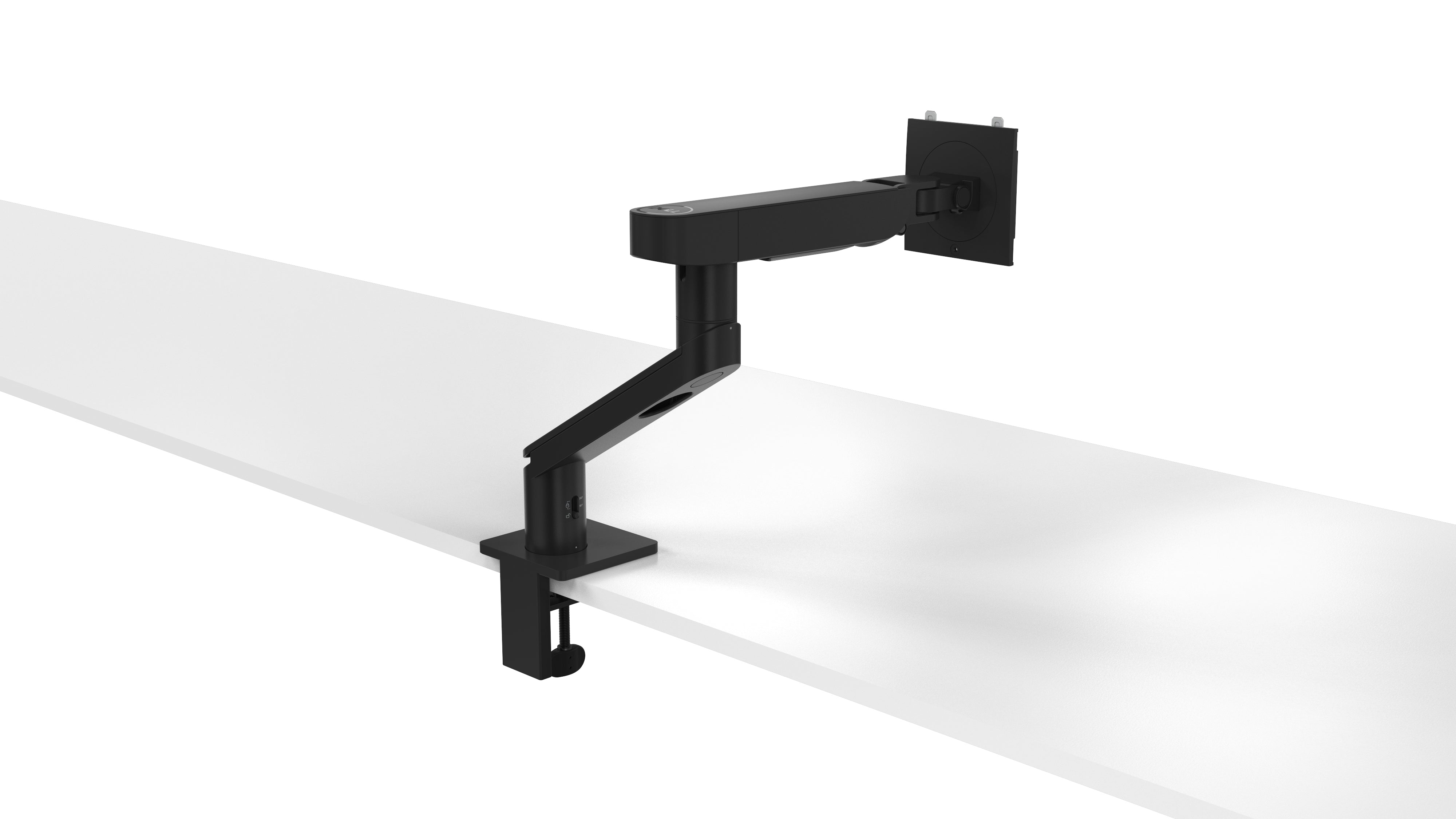 Dell Single Monitor Arm - MSA20, Height, Tilt, Swivel, Rotation, Black - DELL-MSA20