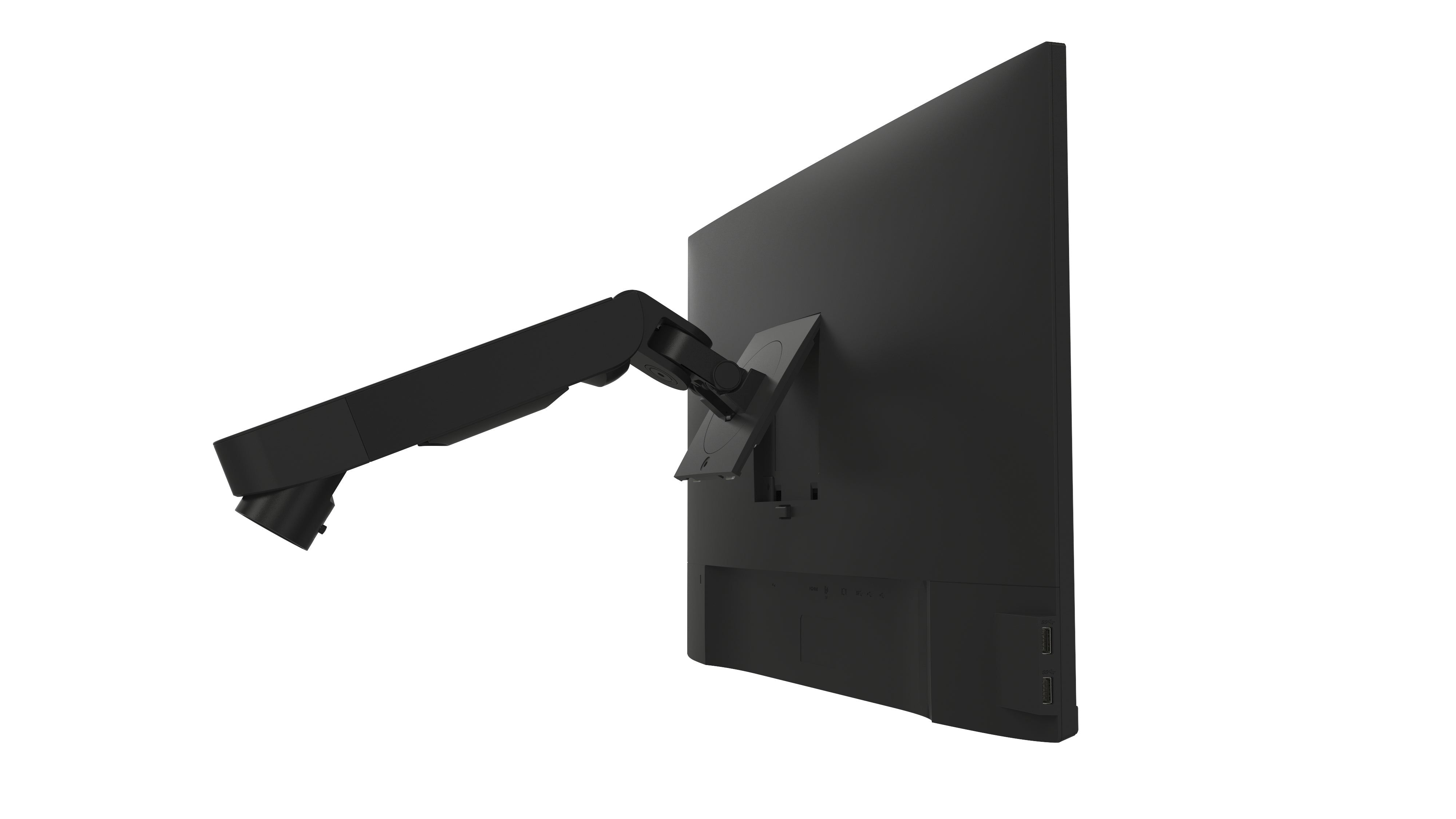 Dell Single Monitor Arm - MSA20, Height, Tilt, Swivel, Rotation, Black - DELL-MSA20