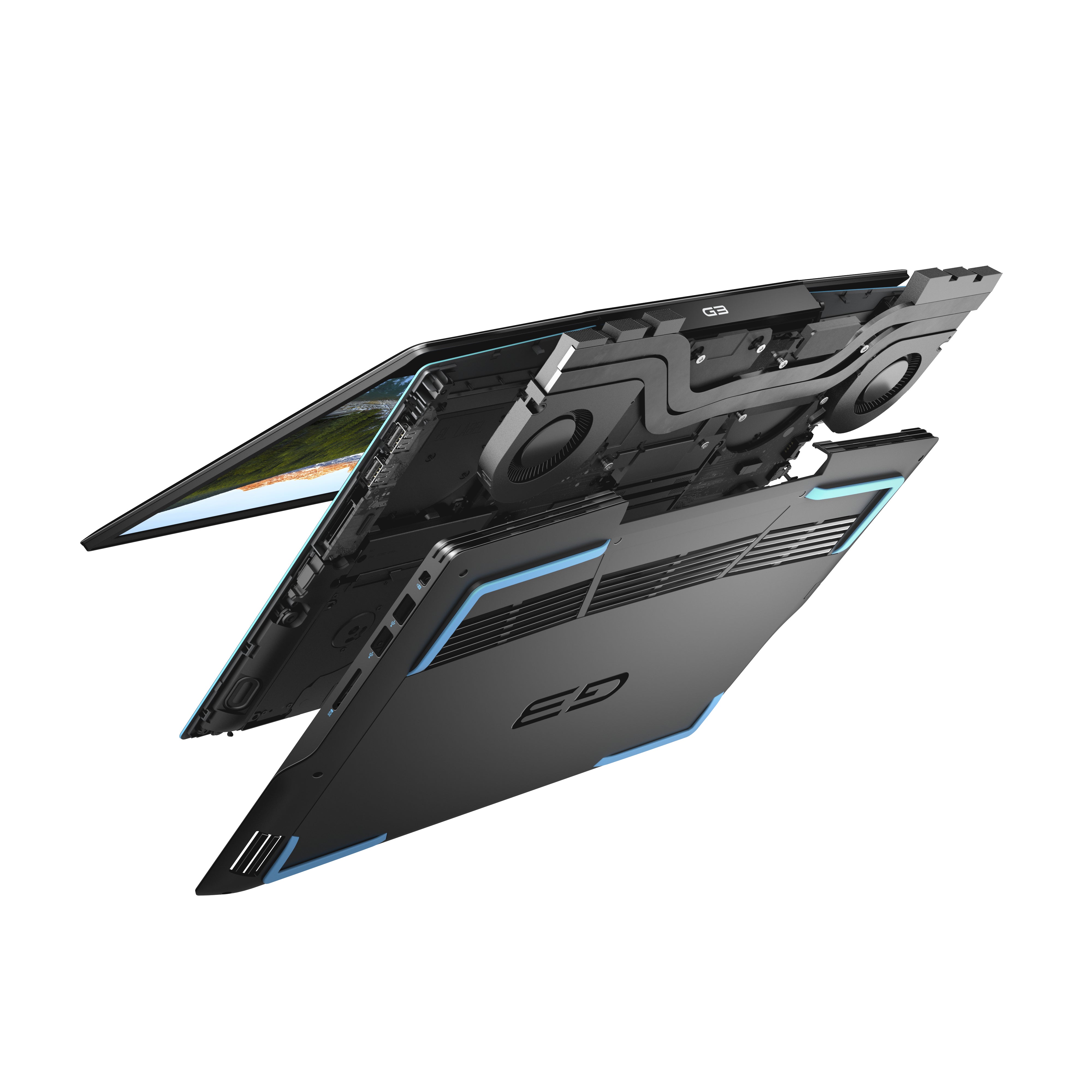 Dell G3 3590 15.6" FHD Gaming Notebook, Intel i5-9300H, 2.40GHz, 8GB RAM, 512GB SSD, Win10H - I3590-5988BLK (Refurbished)