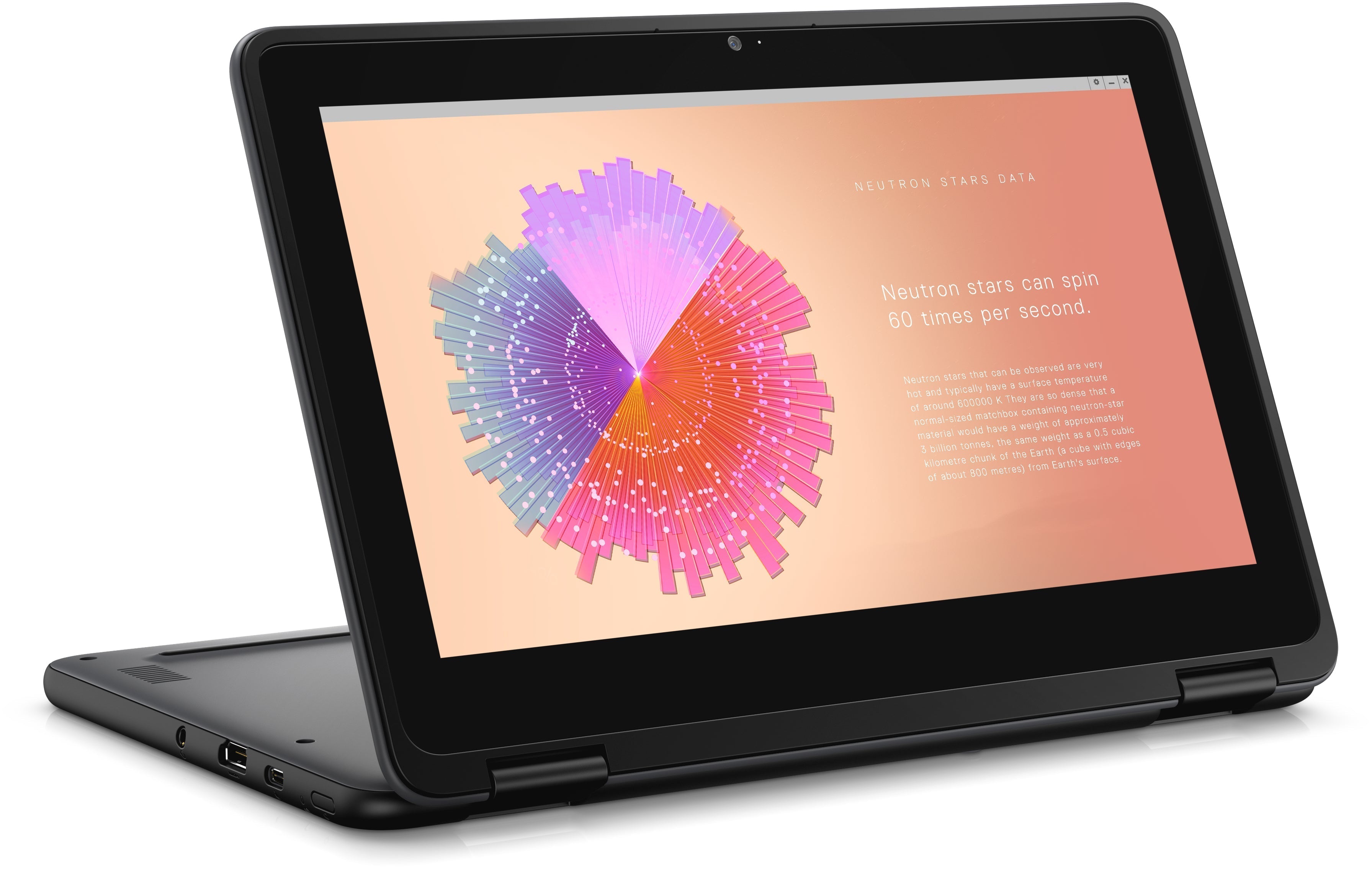 Dell Chromebook 3110 11.6" HD Convertible Laptop for Education, Intel Celeron N4500, 1.10GHz, 4GB RAM, 32GB eMMC, Chrome OS - 9X5RR