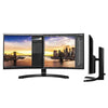 LG 34" Class UltraWide QHD Curved LED LCD Monitor, 21:9, 5 ms, 5M:1-Contrast - 34UC88-B