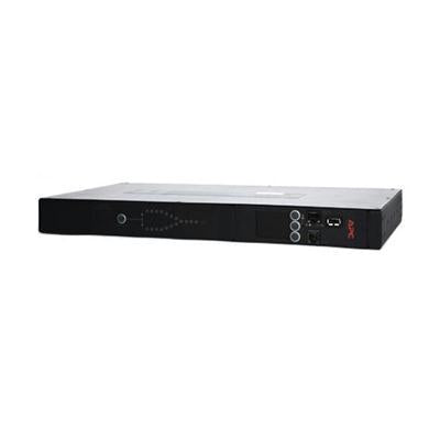 APC Rack Automatic Transfer Switches (ATS), PDU, 100/120V, 15A, 5-15 in, (10) 5-15R out - AP4450