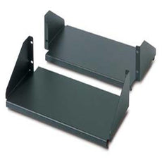 APC Double Sided Fixed Shelf for 2-Post Rack, 250 lbs Weight Load, Black - AR8422