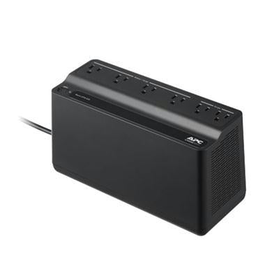APC Back-UPS, 6 AC Outlets, 425VA, 255 Watts, 120V, Battery Backup & Surge Protector - BE425M