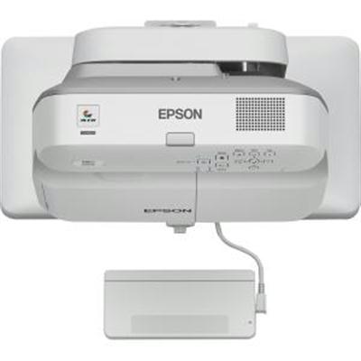 Epson BrightLink 695Wi Ultra Short Throw LCD Projector, 3LCD WXGA (1280x800), 3500 lumens, 14000:1, White - V11H740522