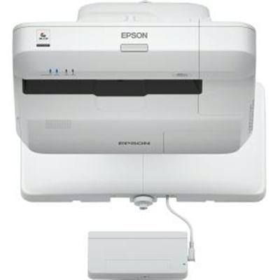 Epson BrightLink 697Ui Ultra Short Throw LCD Projector, 4400 Lumens, 3LCD WUXGA (1920 x 1200), 16,000:1, Wi-Fi - V11H823022