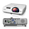 Epson PowerLite 535W Short Throw Data Projector, 3LCD WXGA (1280 x 800), 3400 Lumens, 16,000:1, White - V11H671020