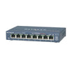 Netgear ProSafe 8-Port Fast Ethernet Unmanaged Switch, 8 x RJ-45 Ports, 8MB Memory, Desktop/Wall-mountable - FS108NA