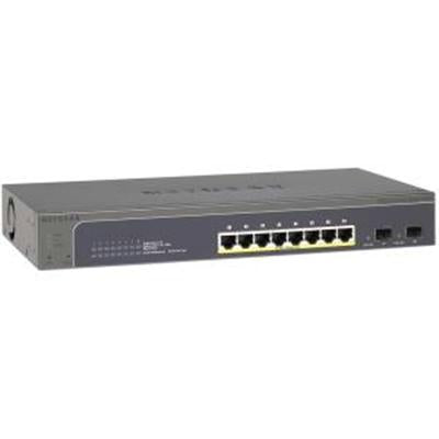 Netgear Insight Managed 8-Port Gigabit Ethernet Switch, PoE+ Smart Cloud Switch, 2 SFP Ports - GC510P-100NAS