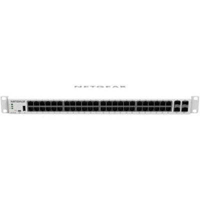Netgear Insight Managed 52-port Gigabit Ethernet Smart Cloud Switch, 1G SFP + 10G SFP+ fiber Ports - GC752X-100NAS